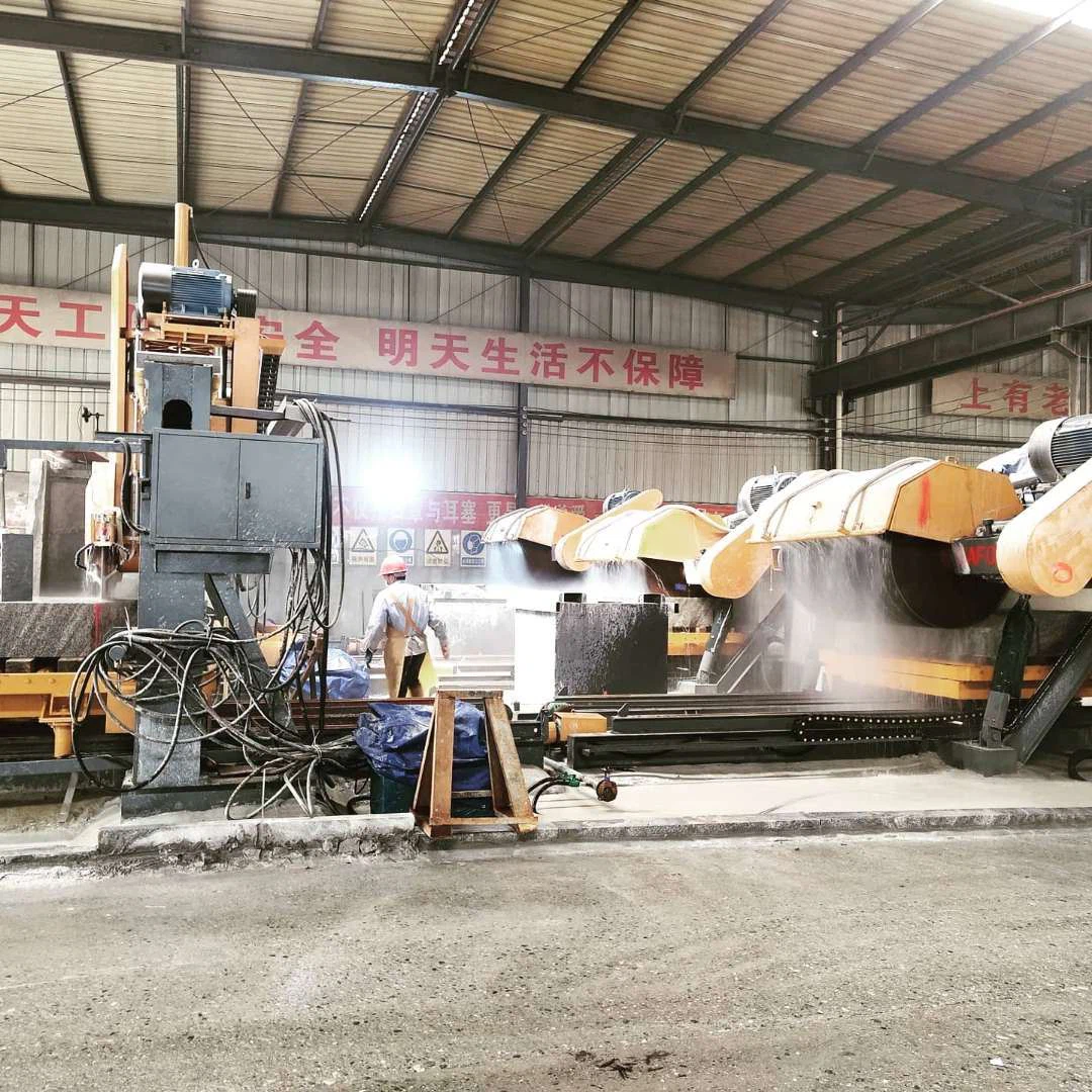 roadside stone cutting machine line